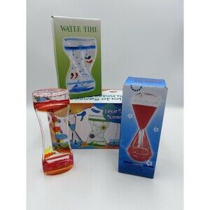 3-Pack Liquid Motion Bubbler Timer Sensory Fidget Toy